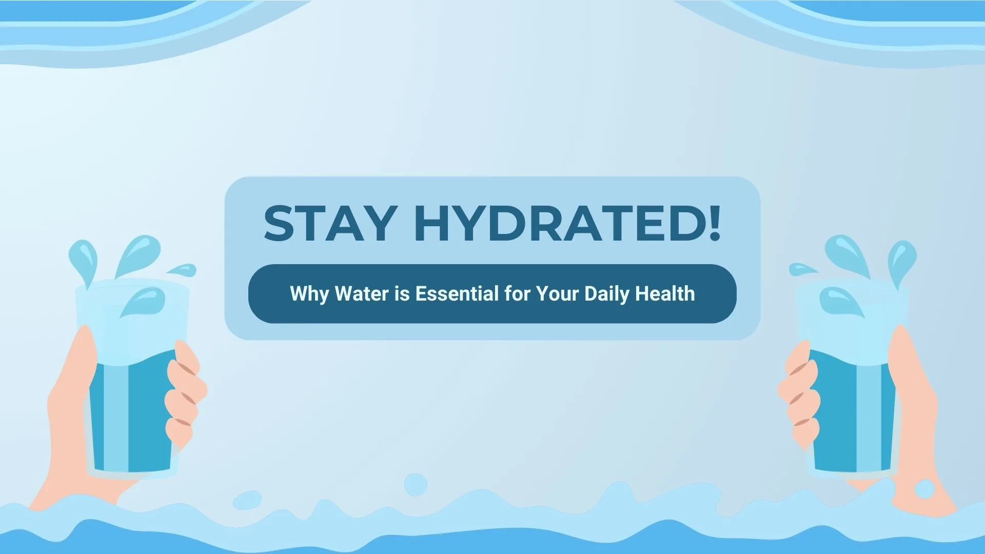 Water and Healthier Drinks
